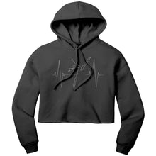 Load image into Gallery viewer, Heartbeats for Dance Cropped Hoodie