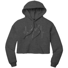 Load image into Gallery viewer, Heartbeats for Dance Cropped Hoodie