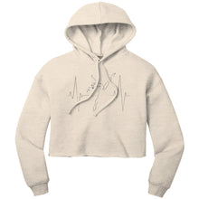 Load image into Gallery viewer, Heartbeats for Dance Cropped Hoodie