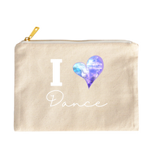 Load image into Gallery viewer, I Love Dance Cosmetic Bag
