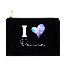 Load image into Gallery viewer, I Love Dance Cosmetic Bag