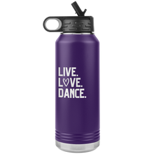 Load image into Gallery viewer, Live. Love. Dance. Water Bottle