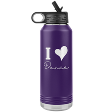 Load image into Gallery viewer, I Love Dance Water Bottle