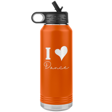 Load image into Gallery viewer, I Love Dance Water Bottle