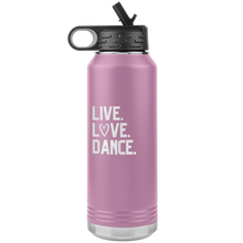 Load image into Gallery viewer, Live. Love. Dance. Water Bottle