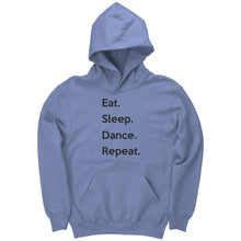 Load image into Gallery viewer, Eat. Sleep. Dance. Repeat. Youth Hoodie
