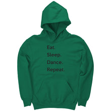 Load image into Gallery viewer, Eat. Sleep. Dance. Repeat. Youth Hoodie
