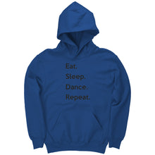 Load image into Gallery viewer, Eat. Sleep. Dance. Repeat. Youth Hoodie

