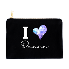 Load image into Gallery viewer, I Love Dance Cosmetic Bag
