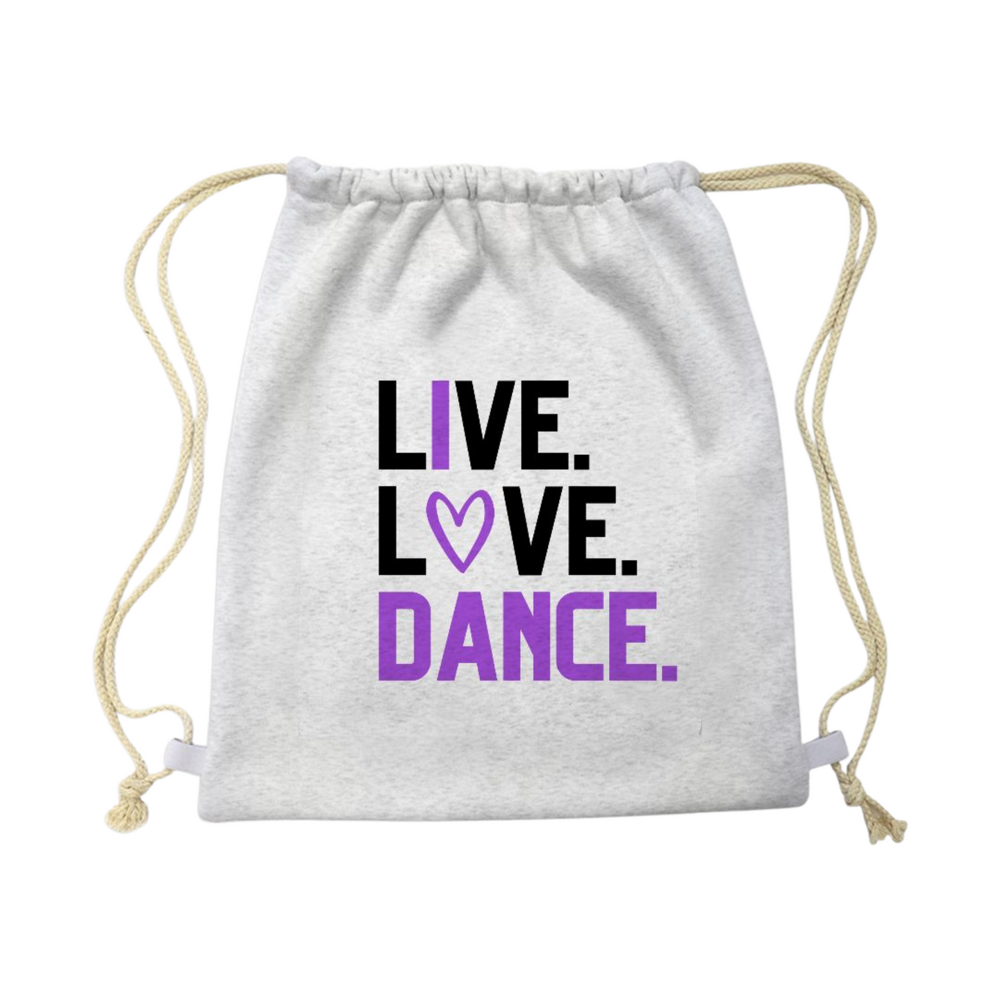 Live. Love. Dance. Drawstring Bag