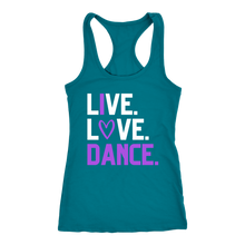 Load image into Gallery viewer, Live. Love. Dance. Tank
