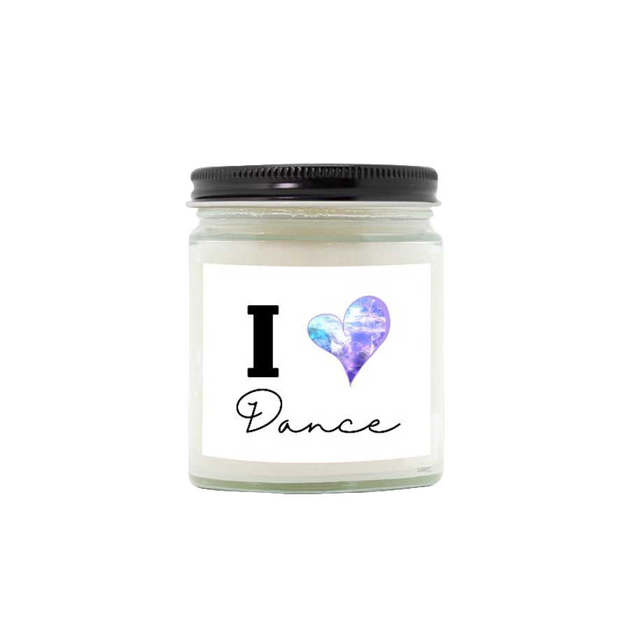 I Love Dance Hand-Poured Candle