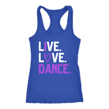 Load image into Gallery viewer, Live. Love. Dance. Tank
