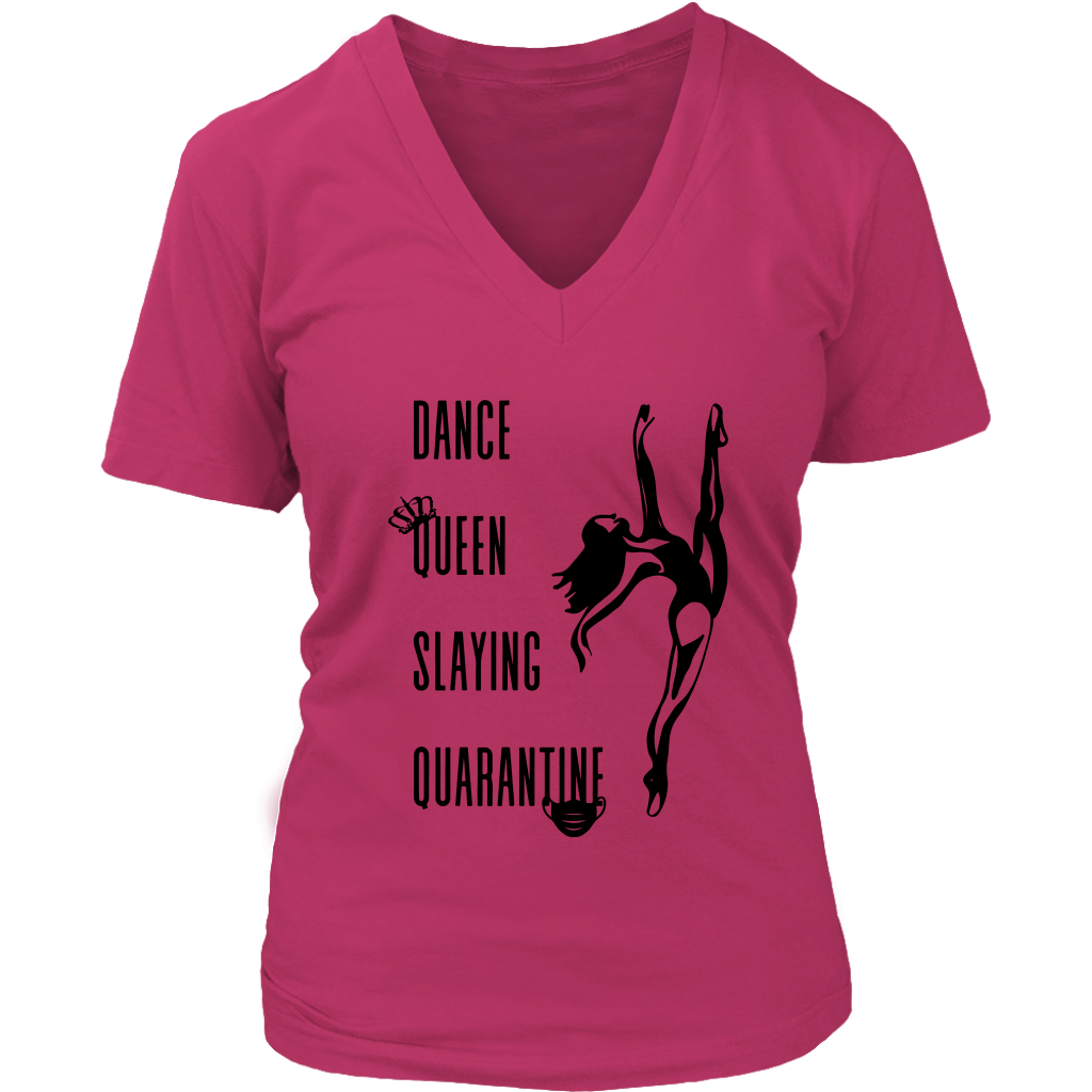 Dance Queen V-Neck Tee