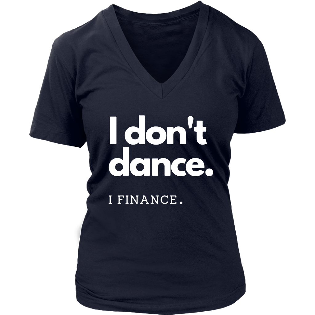 I Finance V-Neck Tee