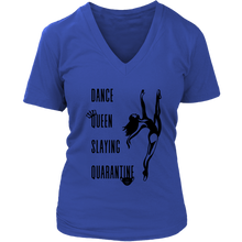 Load image into Gallery viewer, Dance Queen V-Neck Tee
