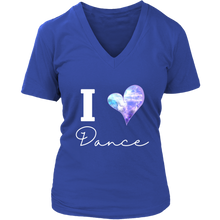 Load image into Gallery viewer, I Love Dance V-Neck Tee
