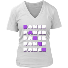 Load image into Gallery viewer, Dance Dance V-Neck Tee
