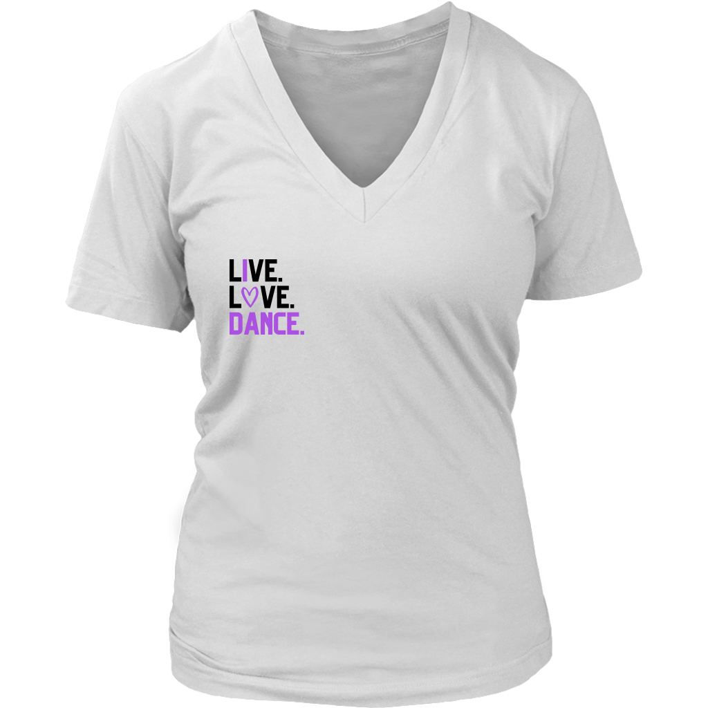 Live. Love. Dance. V-Neck Tee