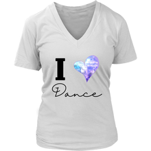 Load image into Gallery viewer, I Love Dance V-Neck Tee
