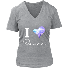 Load image into Gallery viewer, I Love Dance V-Neck Tee
