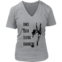 Load image into Gallery viewer, Dance Queen V-Neck Tee
