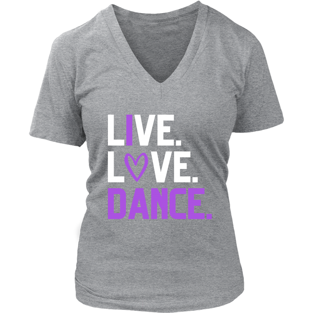 Live. Love. Dance. V-Neck Tee