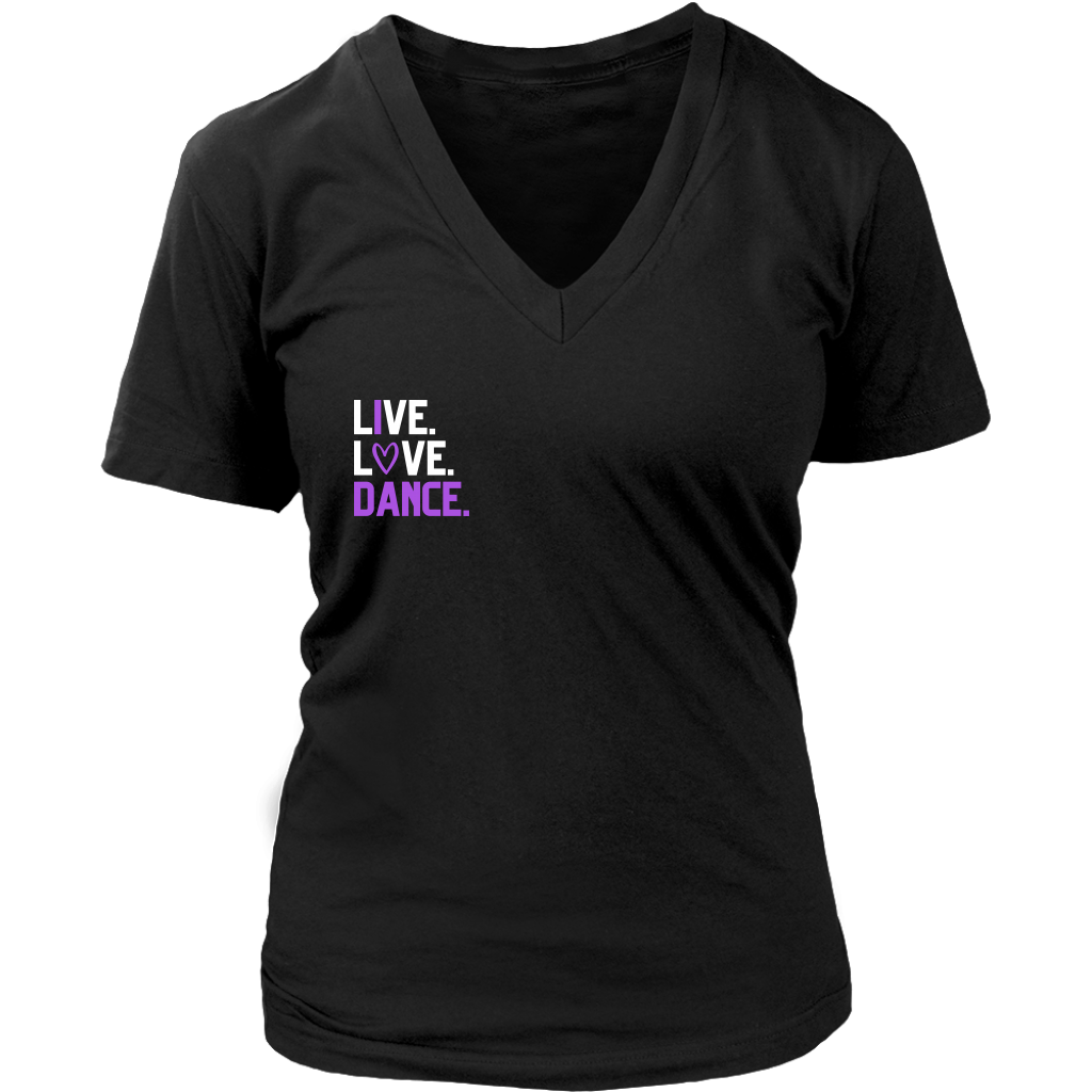 Live. Love. Dance. V-Neck Tee