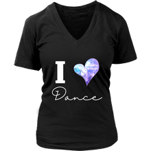 Load image into Gallery viewer, I Love Dance V-Neck Tee
