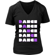 Load image into Gallery viewer, Dance Dance V-Neck Tee
