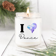 Load image into Gallery viewer, I Love Dance Hand-Poured Candle
