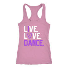 Load image into Gallery viewer, Live. Love. Dance. Tank
